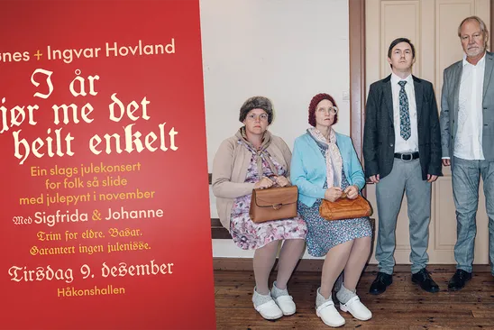 I år gjør me det heilt enkelt: Ein slags julekonsert med Tønes og Ingvar Hovland