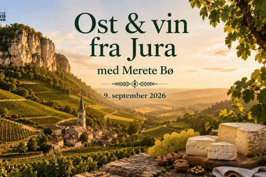 Ost & vin fra Jura med Merete Bø